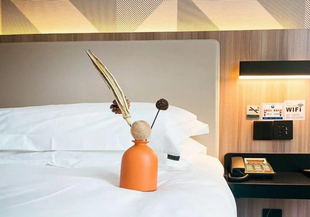 Bed in Borrman Hotel Jinhua Yiwu International Trade Mall