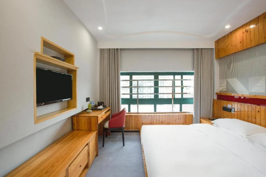 Bed in Borrman Hotel Jinhua Yiwu International Trade Mall