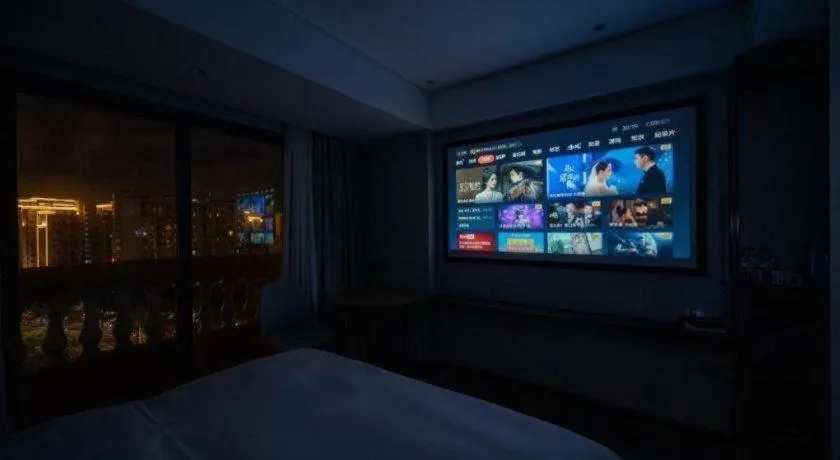 Bed in Echarm Hotel Zhanjiang Zhanchuan Avenue Wanda Plaza