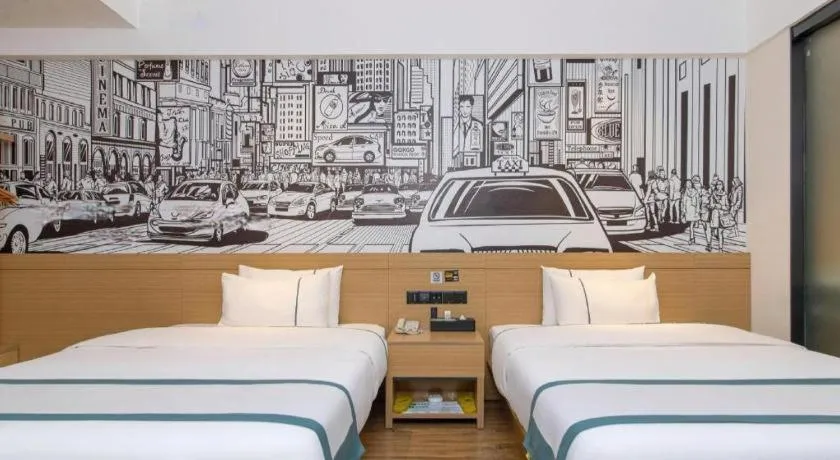 Bed in City Comfort Inn Changsha Sifangping University of National Defense Science and Technology