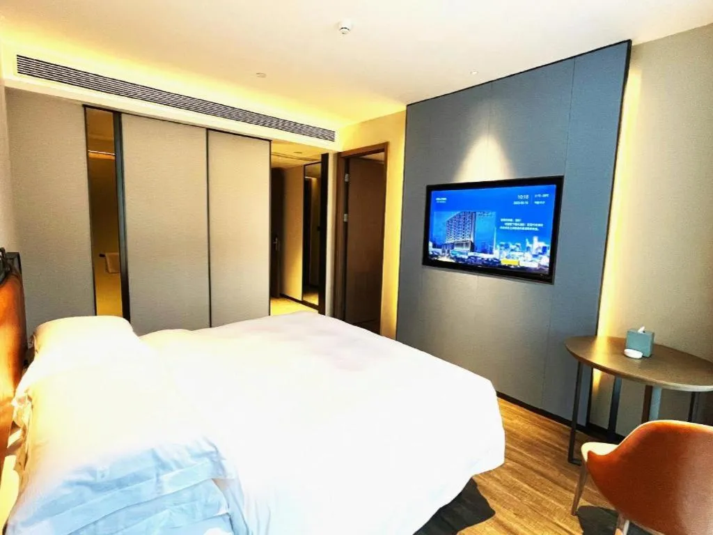 Bed in Echarm Hotel Changsha Huanghua Airport
