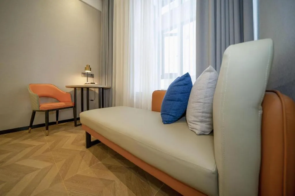 Bed in Borrman Hotel Zhangzhou Baolong Plaza