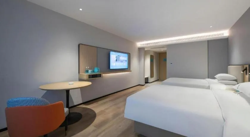 Bed in City Comfort Inn Jingjiang Zhongzhou Road Yushuiwan