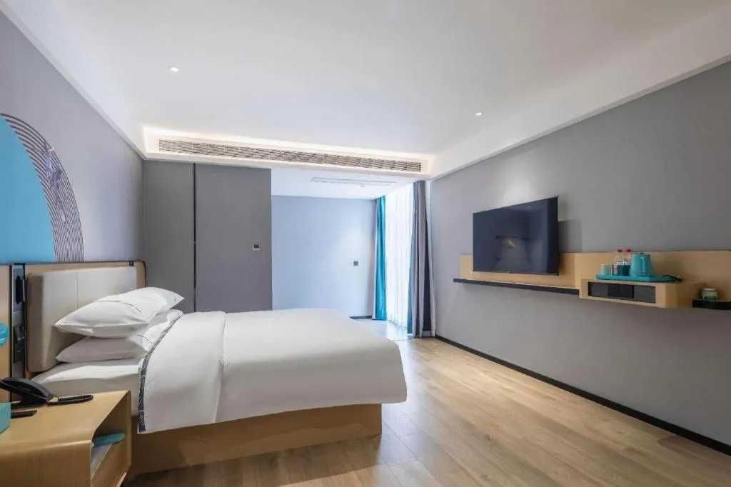 Bed in City Comfort Inn Jingjiang Zhongzhou Road Yushuiwan