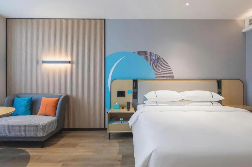 Bed in City Comfort Inn Jingjiang Zhongzhou Road Yushuiwan