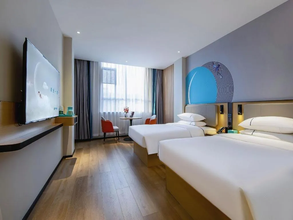 Bed in City Comfort Inn Jingjiang Zhongzhou Road Yushuiwan