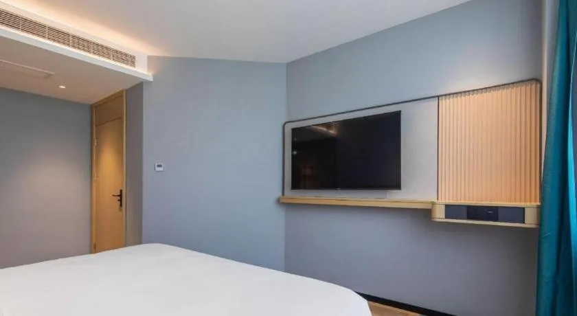 Bed in City Comfort Inn Jingjiang Zhongzhou Road Yushuiwan