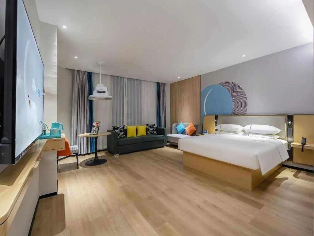 Bed in City Comfort Inn Jingjiang Zhongzhou Road Yushuiwan