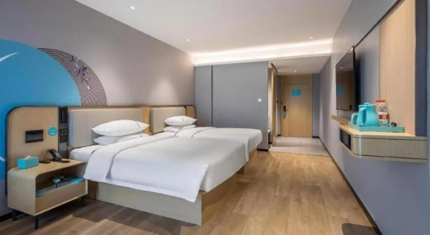 Bed in City Comfort Inn Jingjiang Zhongzhou Road Yushuiwan