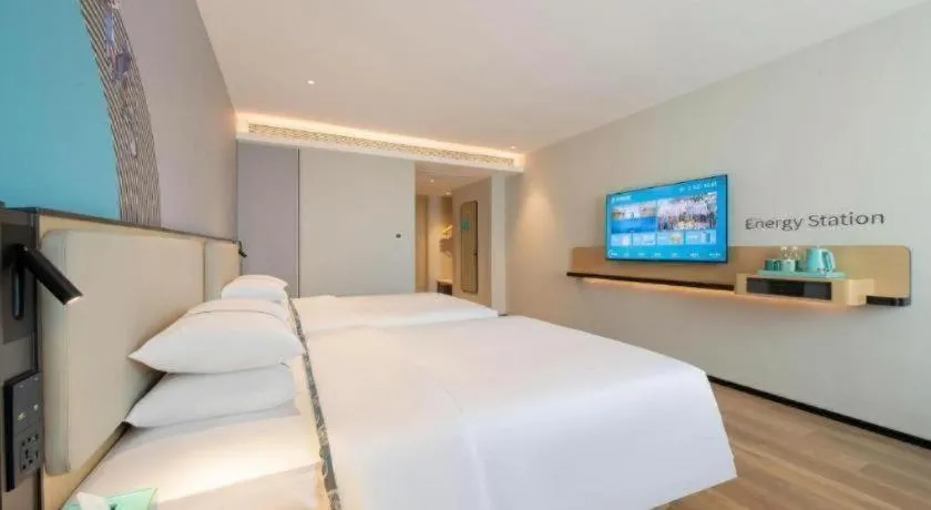 Bed in City Comfort Inn Jingjiang Zhongzhou Road Yushuiwan