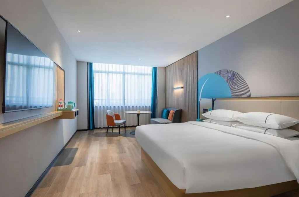 Bed in City Comfort Inn Jingjiang Zhongzhou Road Yushuiwan