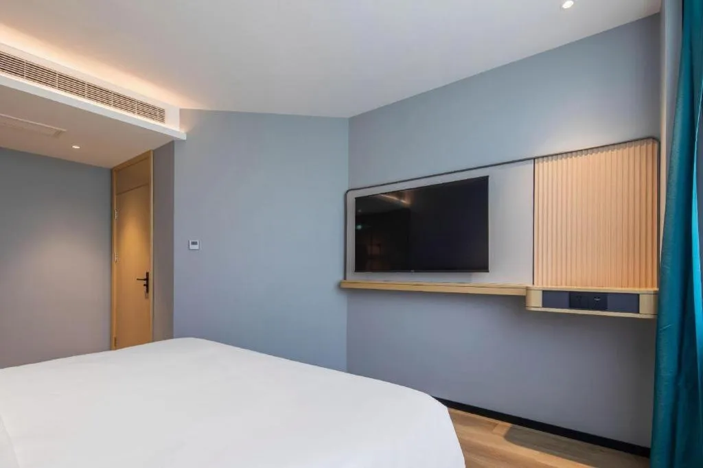 Bed in City Comfort Inn Jingjiang Zhongzhou Road Yushuiwan