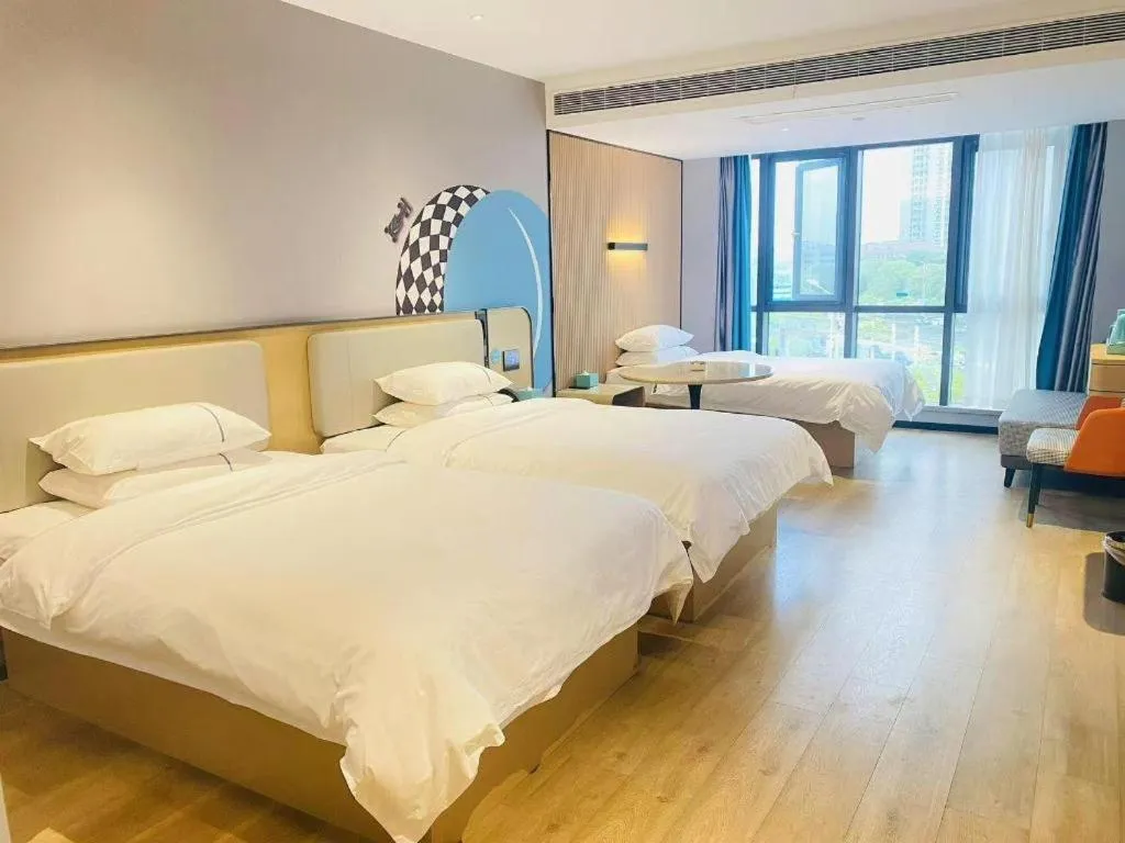 Bed in City Comfort Inn Jingjiang Zhongzhou Road Yushuiwan
