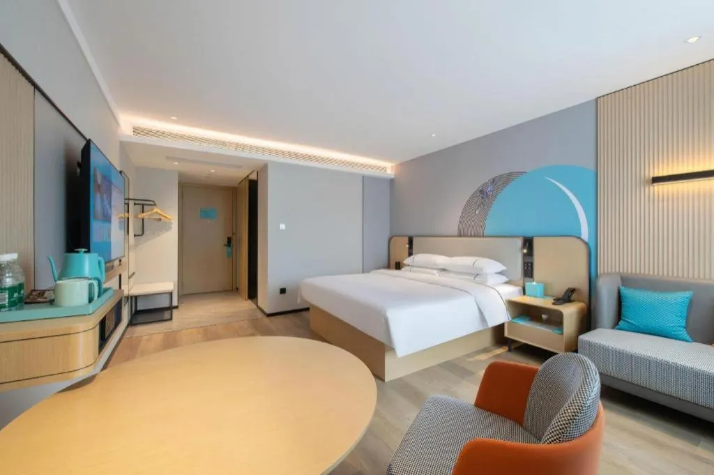 Bed in City Comfort Inn Jingjiang Zhongzhou Road Yushuiwan