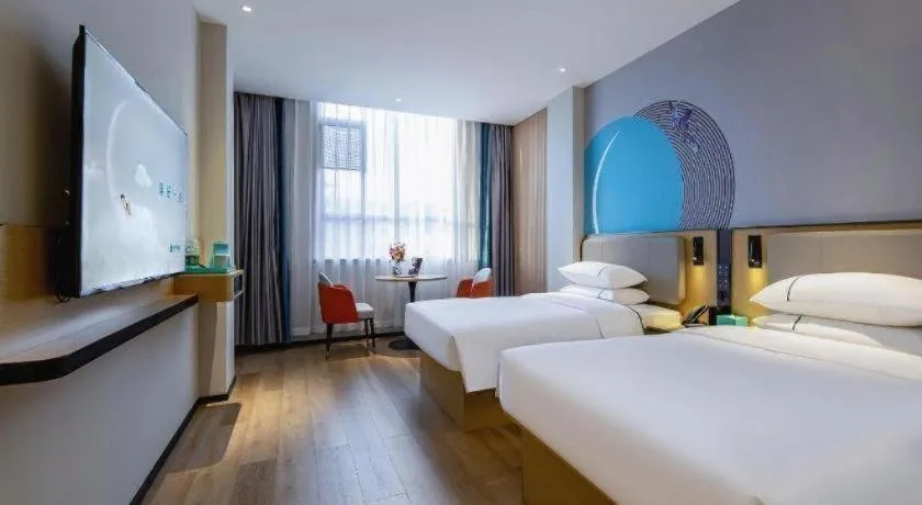 Bed in City Comfort Inn Jingjiang Zhongzhou Road Yushuiwan