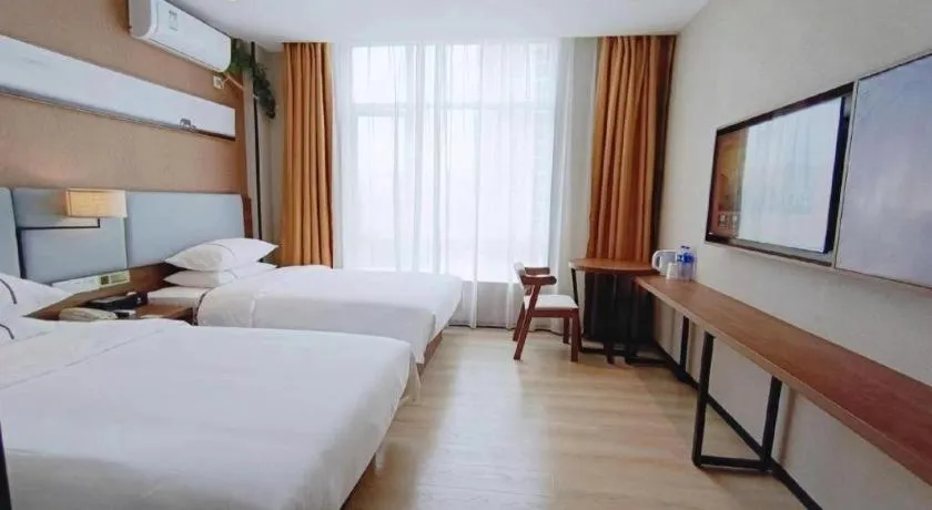 Bed in JTOUR Inn Wuhan Textile University