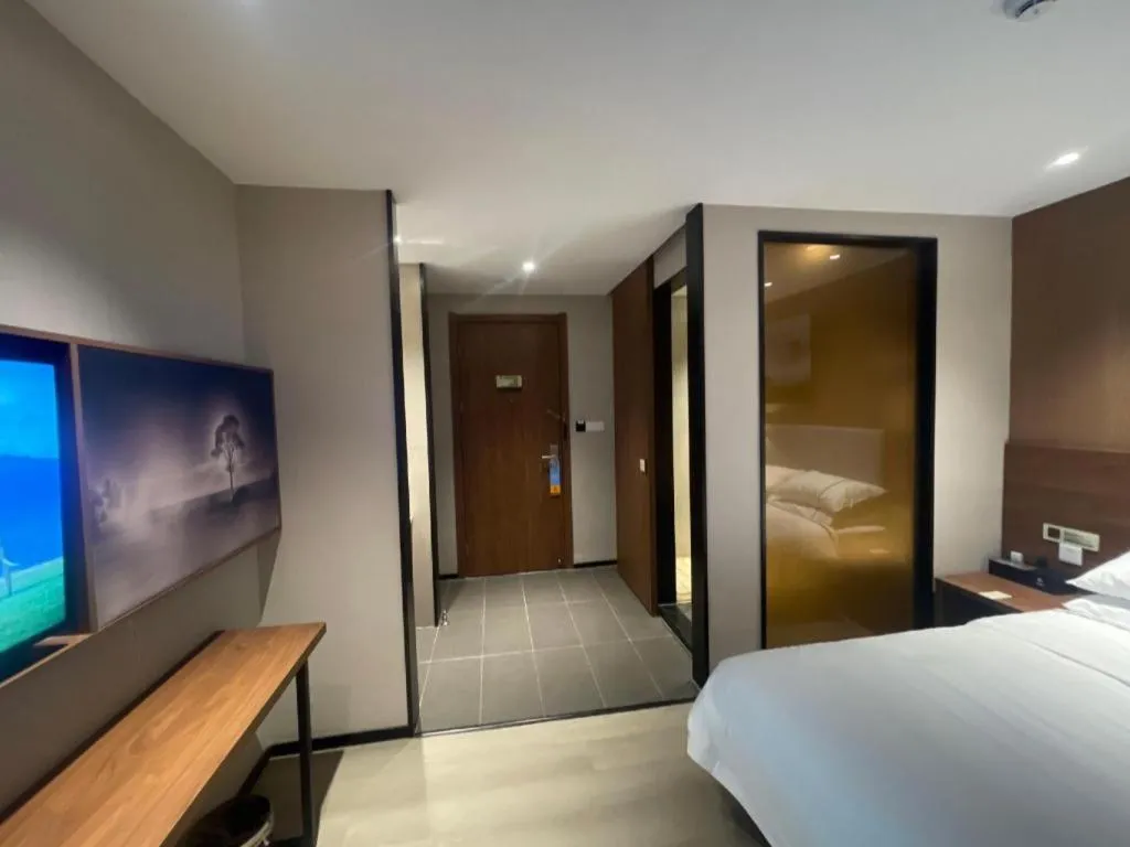 Bed in JTOUR Inn Wuhan Textile University