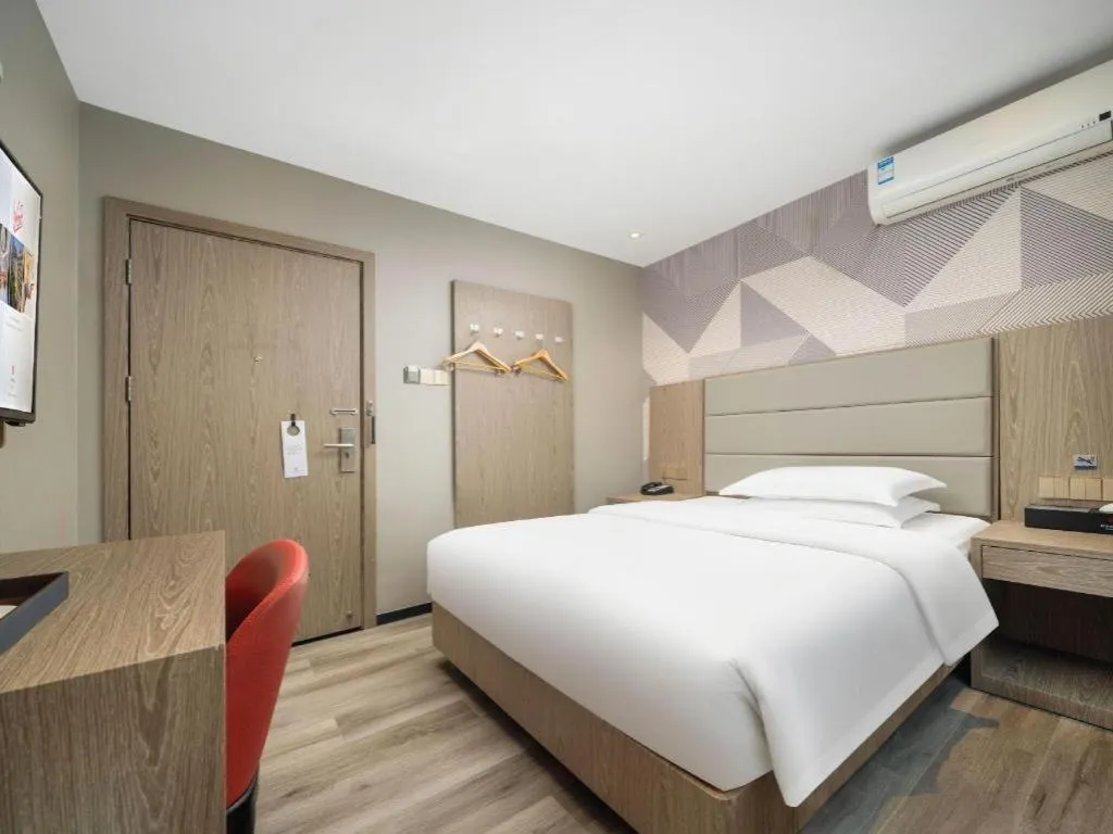 Bed in Borrman Hotel Zhongshan Lihe Plaza