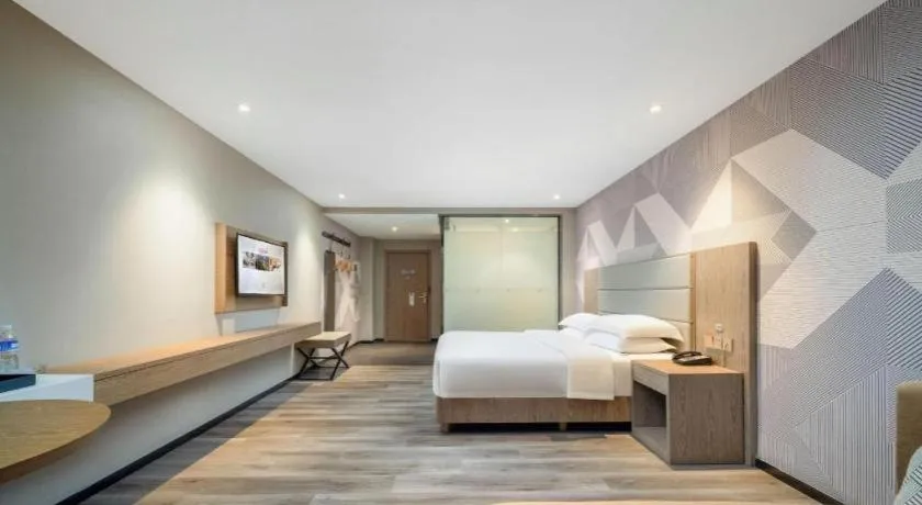 Bed in Borrman Hotel Zhongshan Lihe Plaza