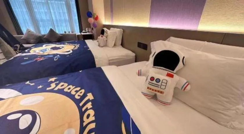 Bed in Borrman Hotel Zhongshan Lihe Plaza