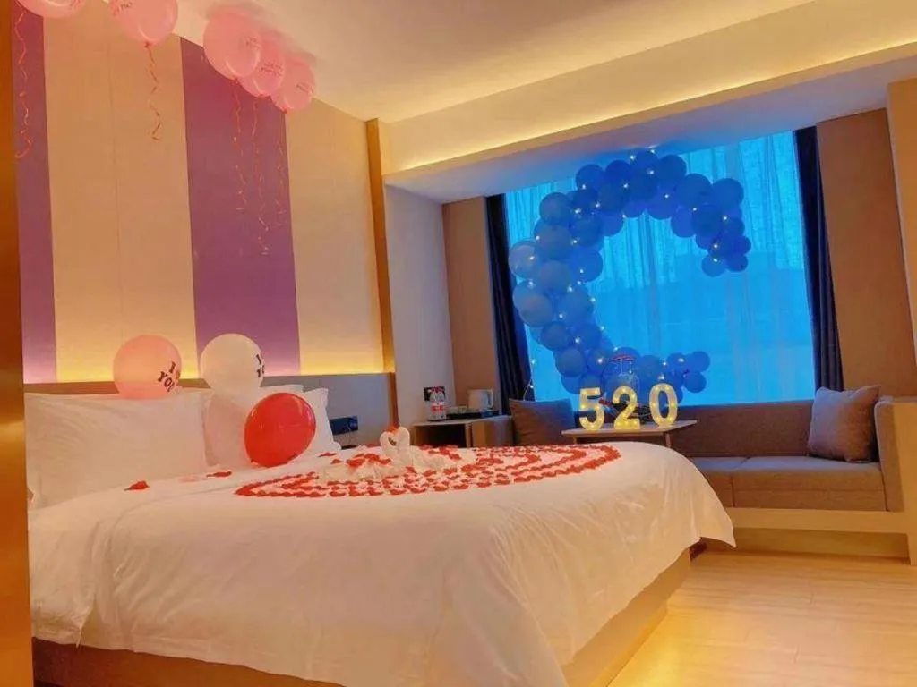 Bed in Borrman Hotel Zhongshan Lihe Plaza