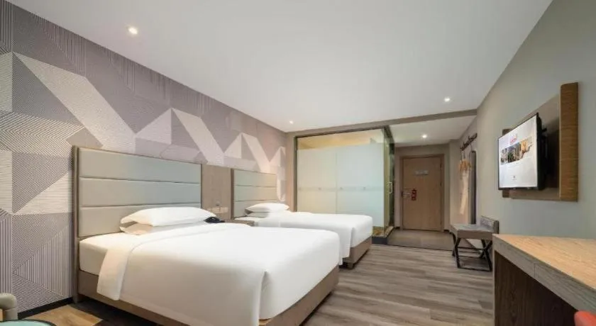 Bed in Borrman Hotel Zhongshan Lihe Plaza