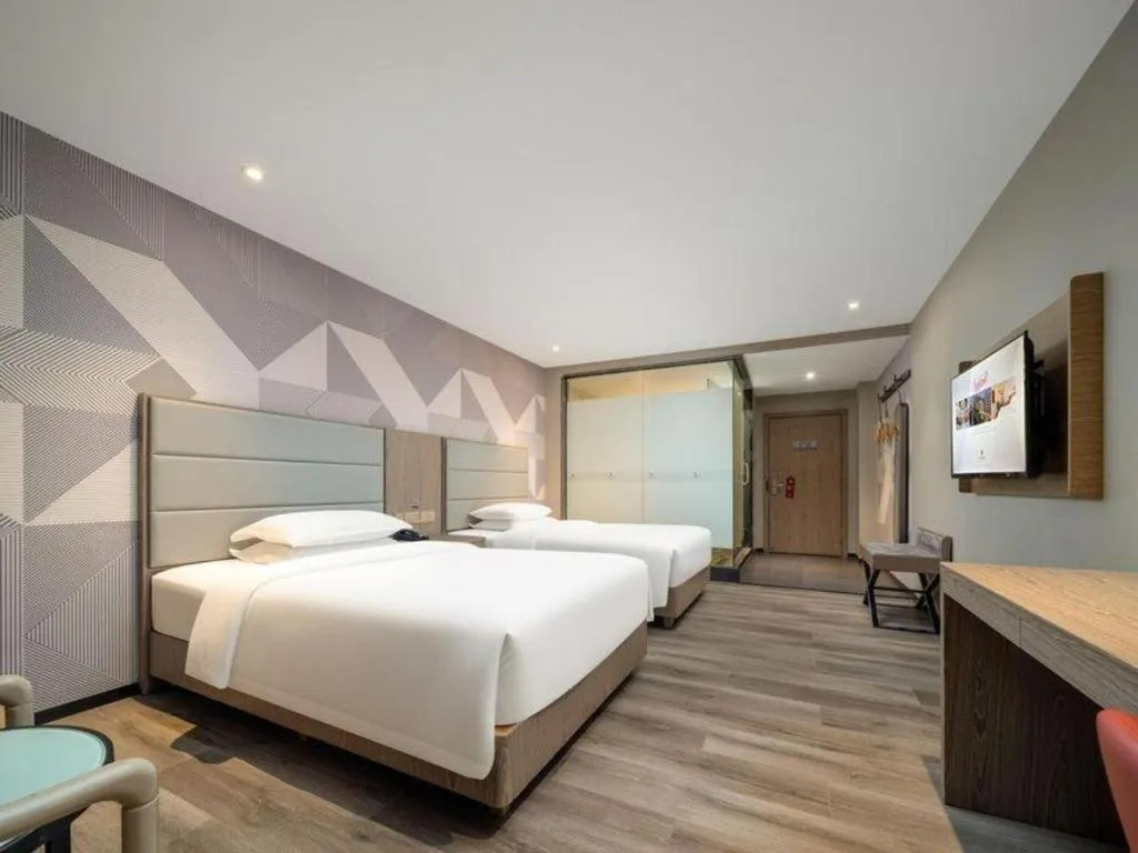 Bed in Borrman Hotel Zhongshan Lihe Plaza