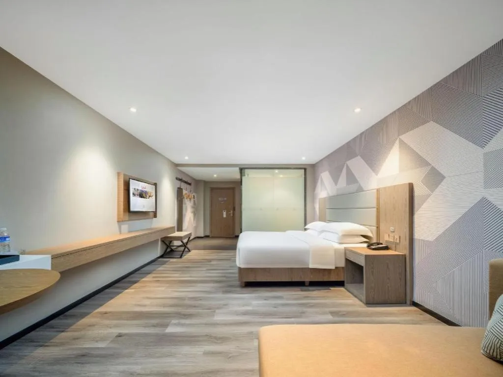 Bed in Borrman Hotel Zhongshan Lihe Plaza