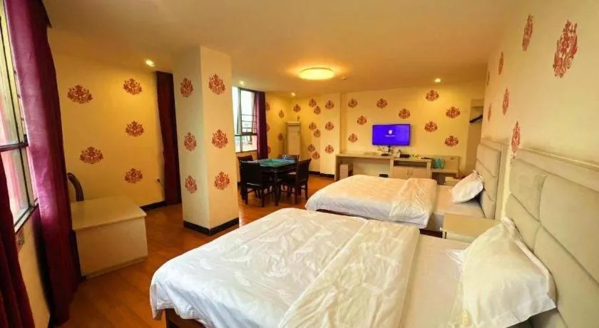 Bed in Borrman Hotel Lipu Central Plaza