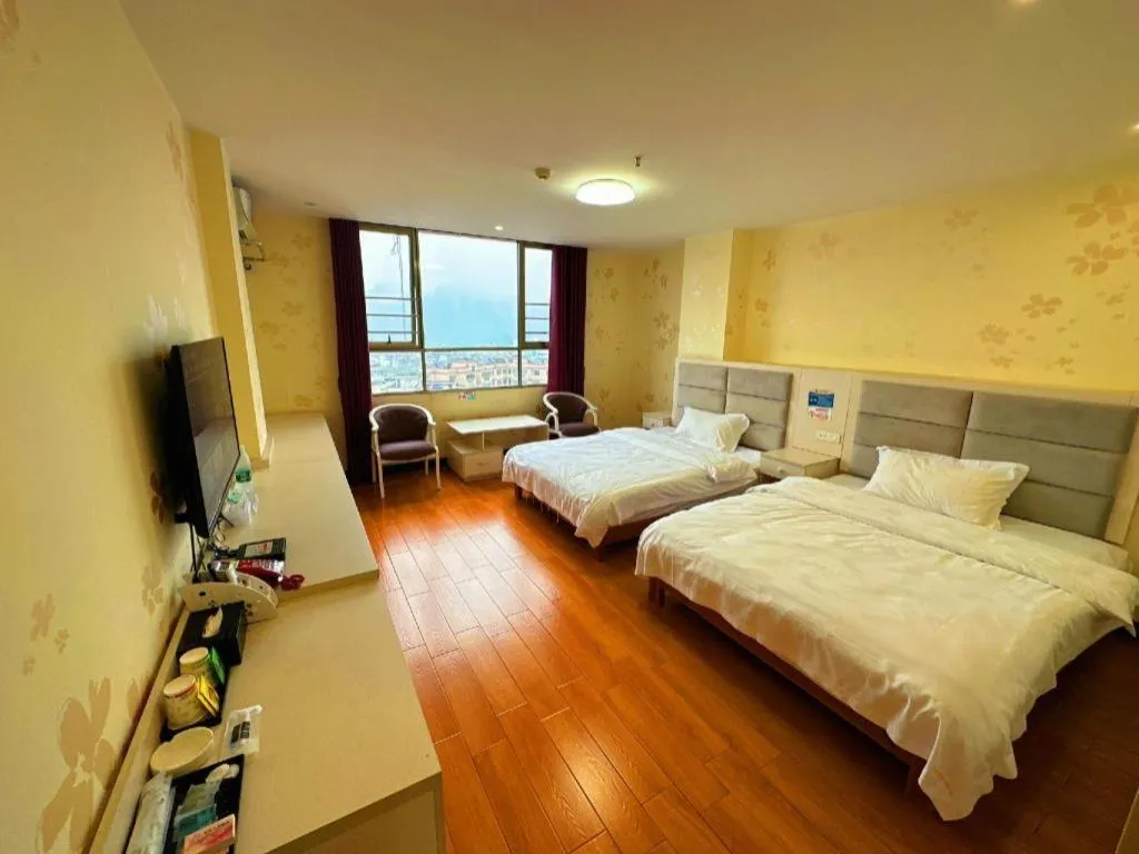 Bed in Borrman Hotel Lipu Central Plaza