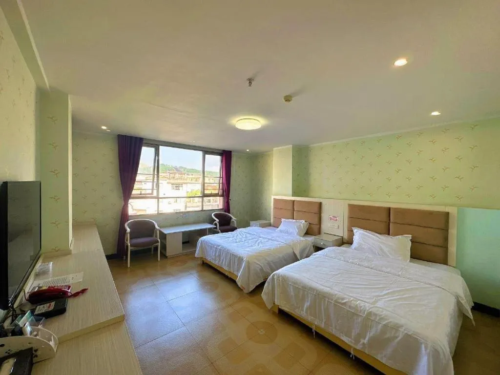 Bed in Borrman Hotel Lipu Central Plaza