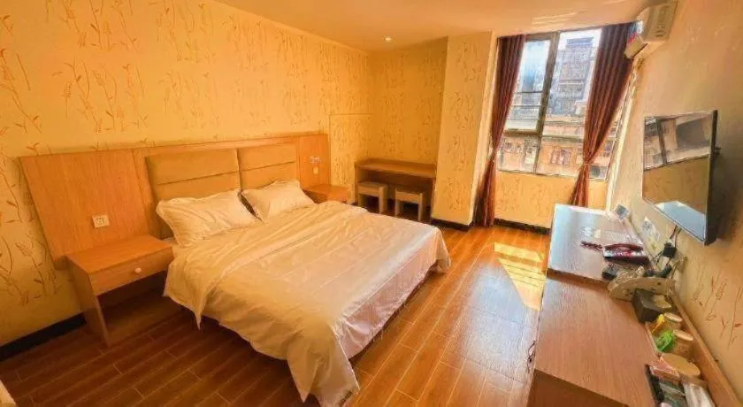 Bed in Borrman Hotel Lipu Central Plaza