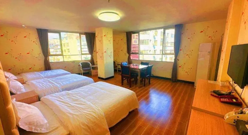 Bed in Borrman Hotel Lipu Central Plaza