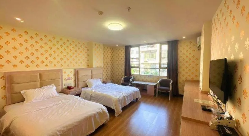 Bed in Borrman Hotel Lipu Central Plaza