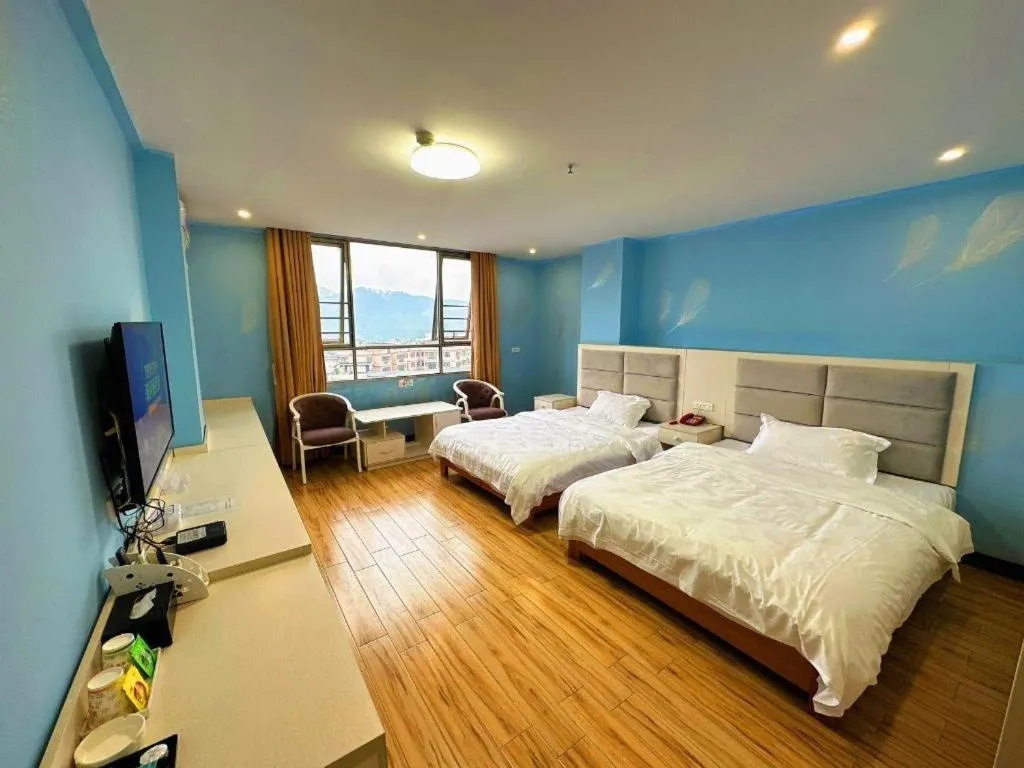 Bed in Borrman Hotel Lipu Central Plaza