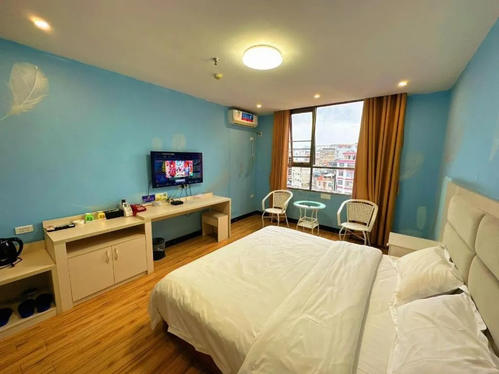 Bed in Borrman Hotel Lipu Central Plaza