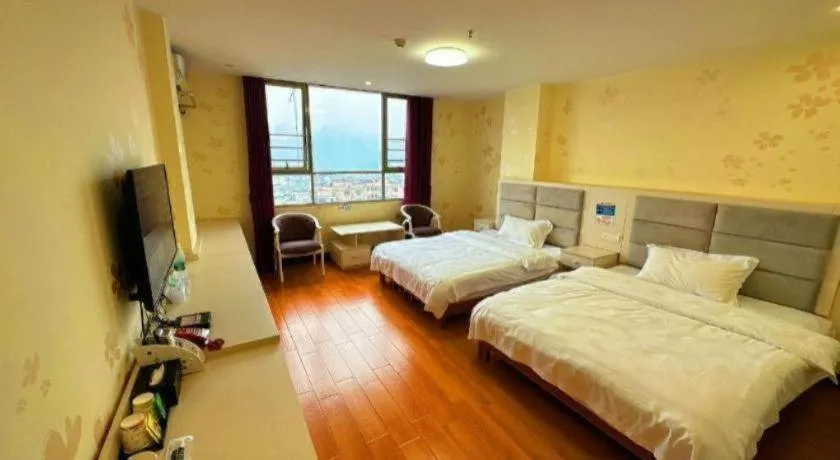 Bed in Borrman Hotel Lipu Central Plaza