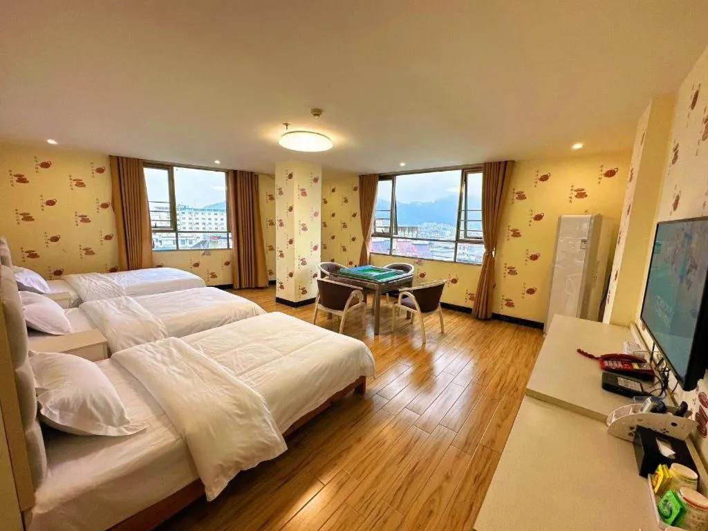 Bed in Borrman Hotel Lipu Central Plaza