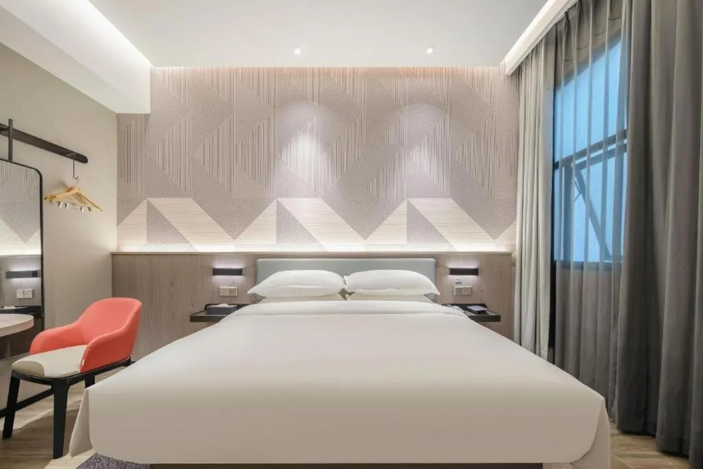 Bed in Borrman Hotel Fangchenggang Shangsi Zhonghua Road