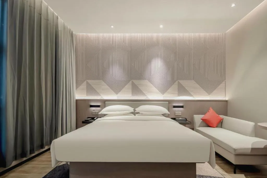 Bed in Borrman Hotel Fangchenggang Shangsi Zhonghua Road