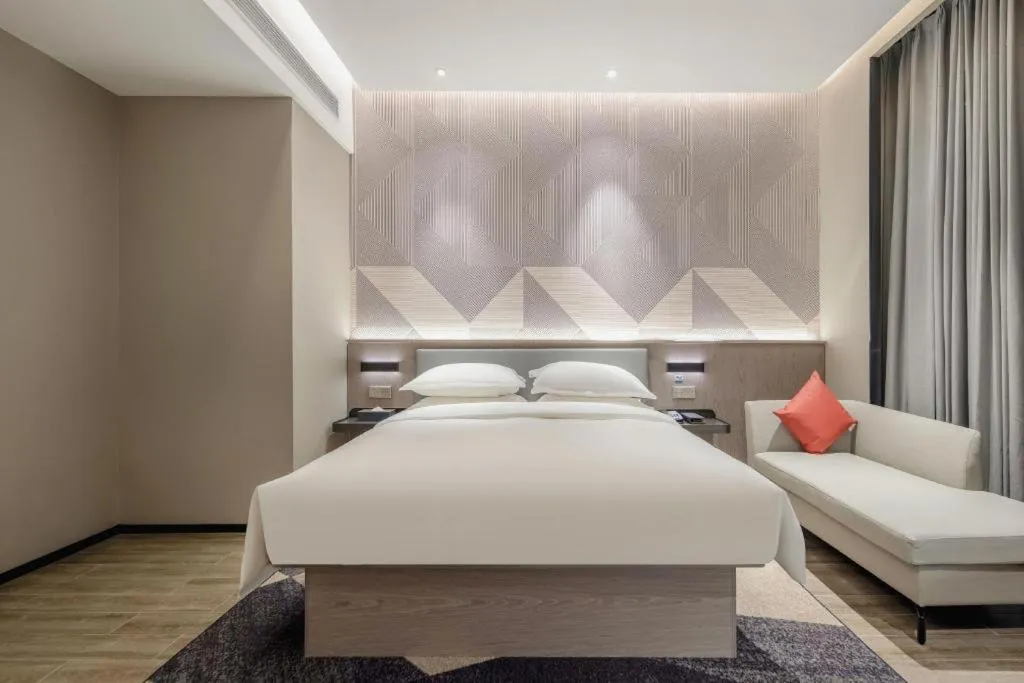 Bed in Borrman Hotel Fangchenggang Shangsi Zhonghua Road