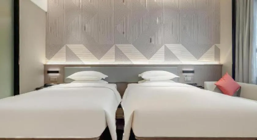 Bed in Borrman Hotel Fangchenggang Shangsi Zhonghua Road