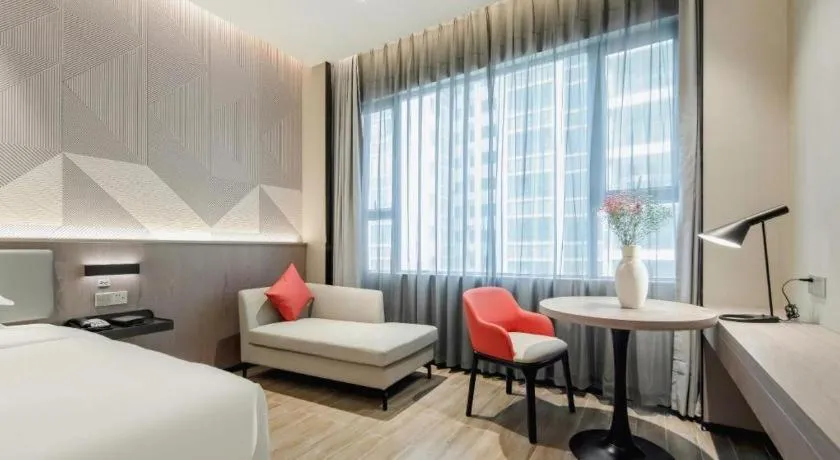 Bed in Borrman Hotel Fangchenggang Shangsi Zhonghua Road