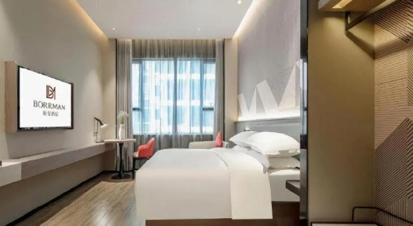 Bed in Borrman Hotel Fangchenggang Shangsi Zhonghua Road