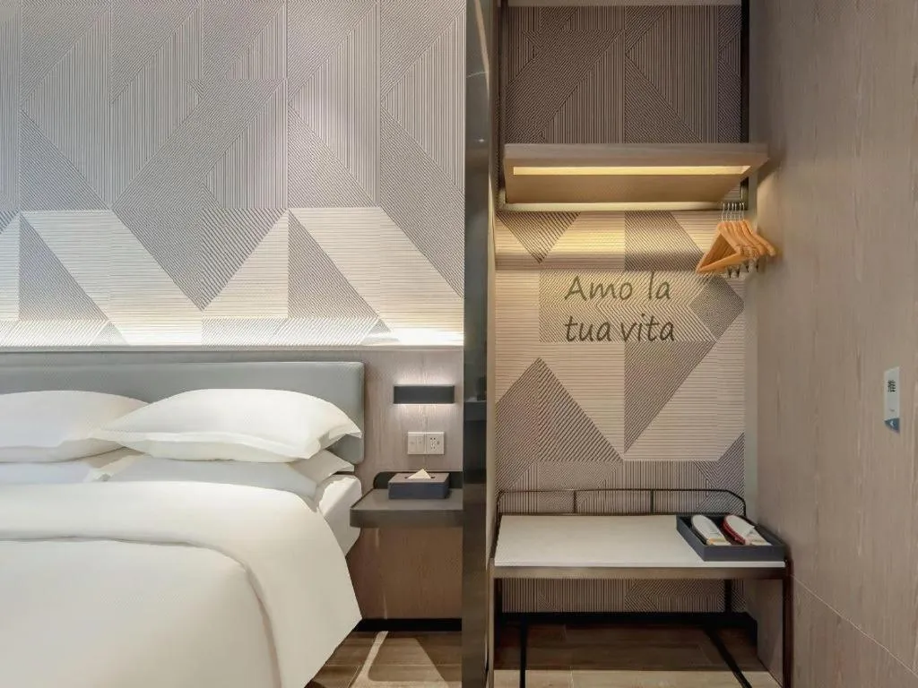 Bed in Borrman Hotel Fangchenggang Shangsi Zhonghua Road