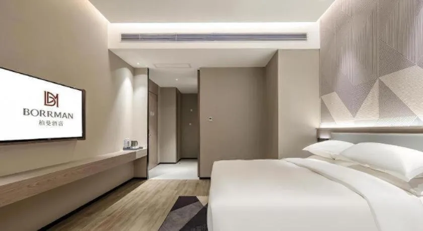 Bed in Borrman Hotel Fangchenggang Shangsi Zhonghua Road