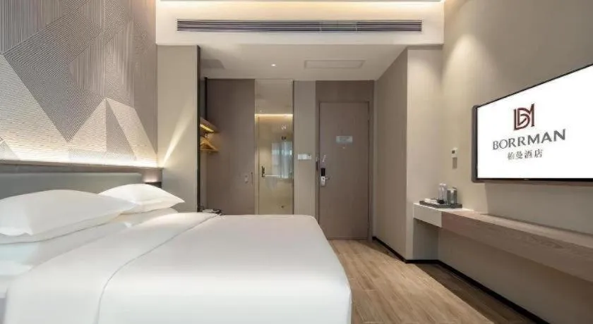 Bed in Borrman Hotel Fangchenggang Shangsi Zhonghua Road