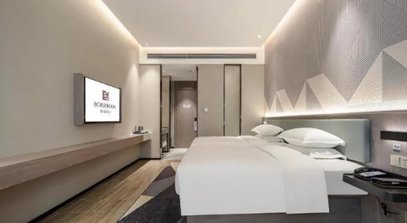 Bed in Borrman Hotel Fangchenggang Shangsi Zhonghua Road