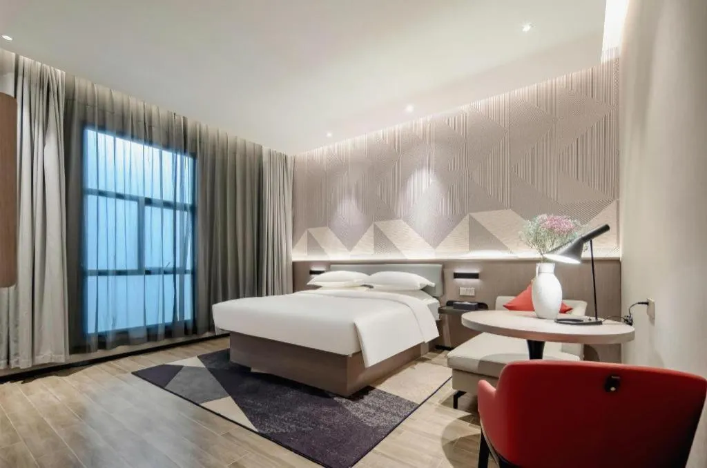 Bed in Borrman Hotel Fangchenggang Shangsi Zhonghua Road