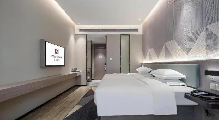 Bed in Borrman Hotel Fangchenggang Shangsi Zhonghua Road